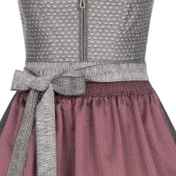 Country Line Midi Dirndl In Grau -Dirndl Geschäft country line midi dirndl in grau 2