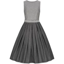 Country Line Midi Dirndl In Grau -Dirndl Geschäft country line midi dirndl in grau 6