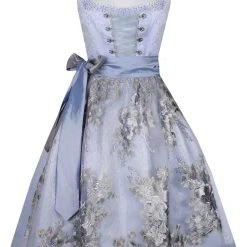 Country Line Midi Dirndl In Hellblau