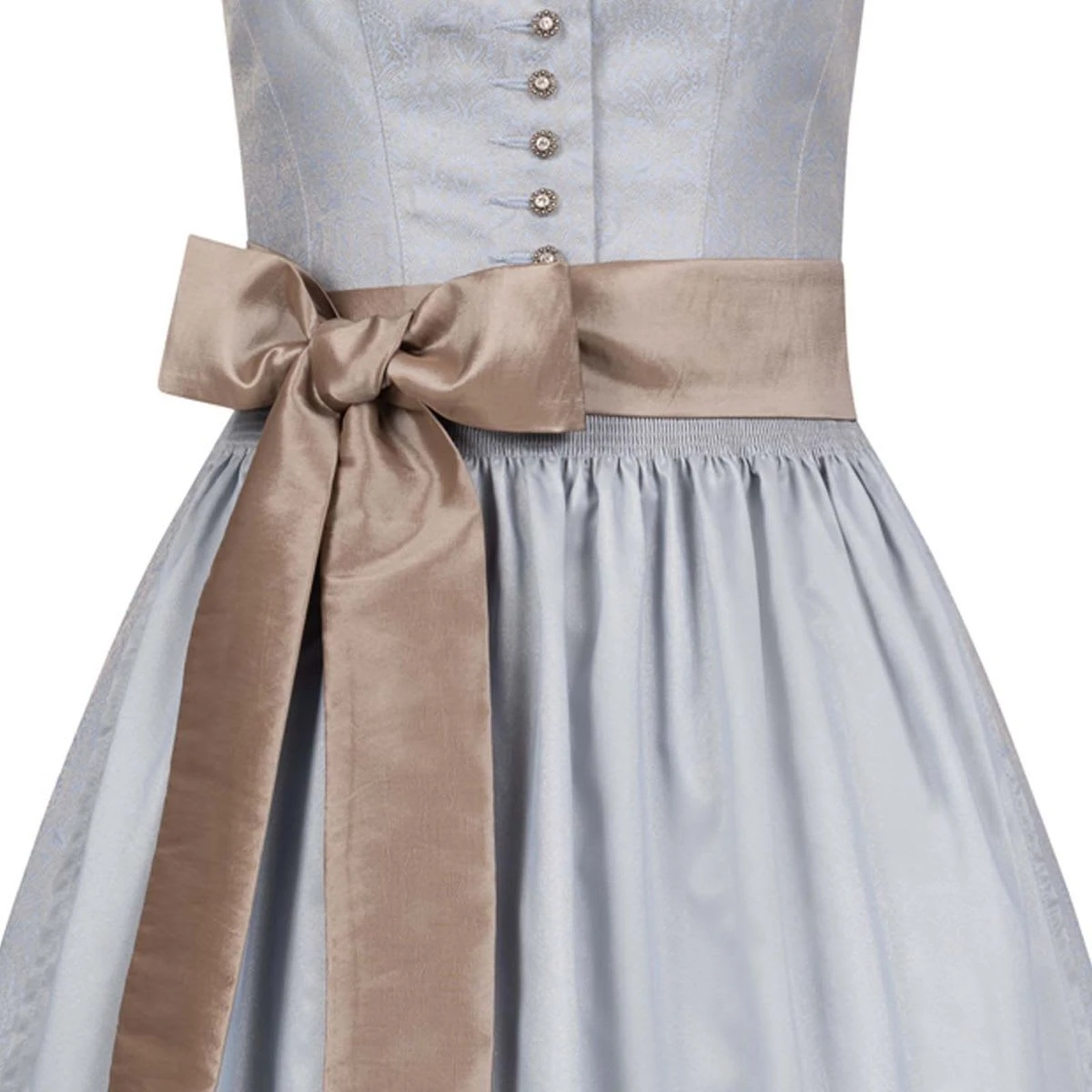 Country Line Midi Dirndl In Hellblau 5 Country Line Midi Dirndl In Hellblau – Bild 3