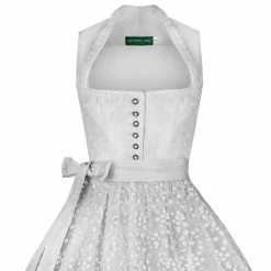 Country Line Midi Dirndl In Hellgrau -Dirndl Geschäft country line midi dirndl in hellgrau 2