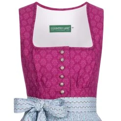 Country Line Midi Dirndl In Pink -Dirndl Geschäft country line midi dirndl in pink 2