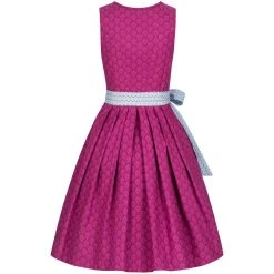 Country Line Midi Dirndl In Pink -Dirndl Geschäft country line midi dirndl in pink 5