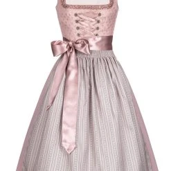 Country Line Midi Dirndl In Rosa