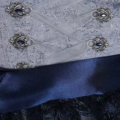 Country Line Midi Dirndl In Silber -Dirndl Geschäft country line midi dirndl in silber 10