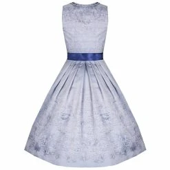 Country Line Midi Dirndl In Silber -Dirndl Geschäft country line midi dirndl in silber 12