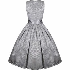 Country Line Midi Dirndl In Silber -Dirndl Geschäft country line midi dirndl in silber 5
