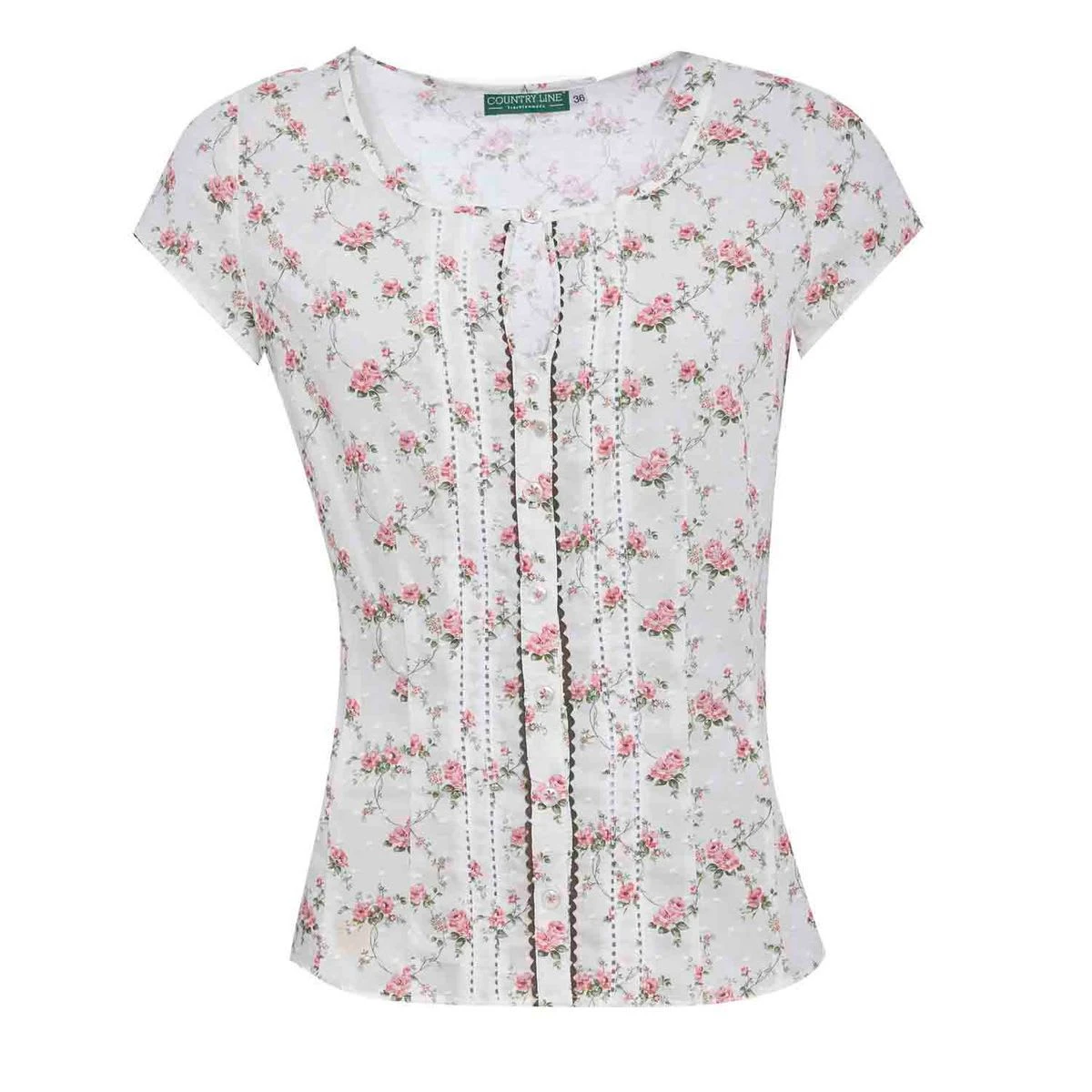 Country Line Trachtenbluse In Creme 3 Country Line Trachtenbluse In Creme