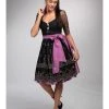 Dirndl Couture By Astrid Söll Dirndl "Frühlingstraum" In Schwarz/ Lila -Dirndl Geschäft dirndl couture by astrid soll dirndl fruhlingstraum in schwarz lila