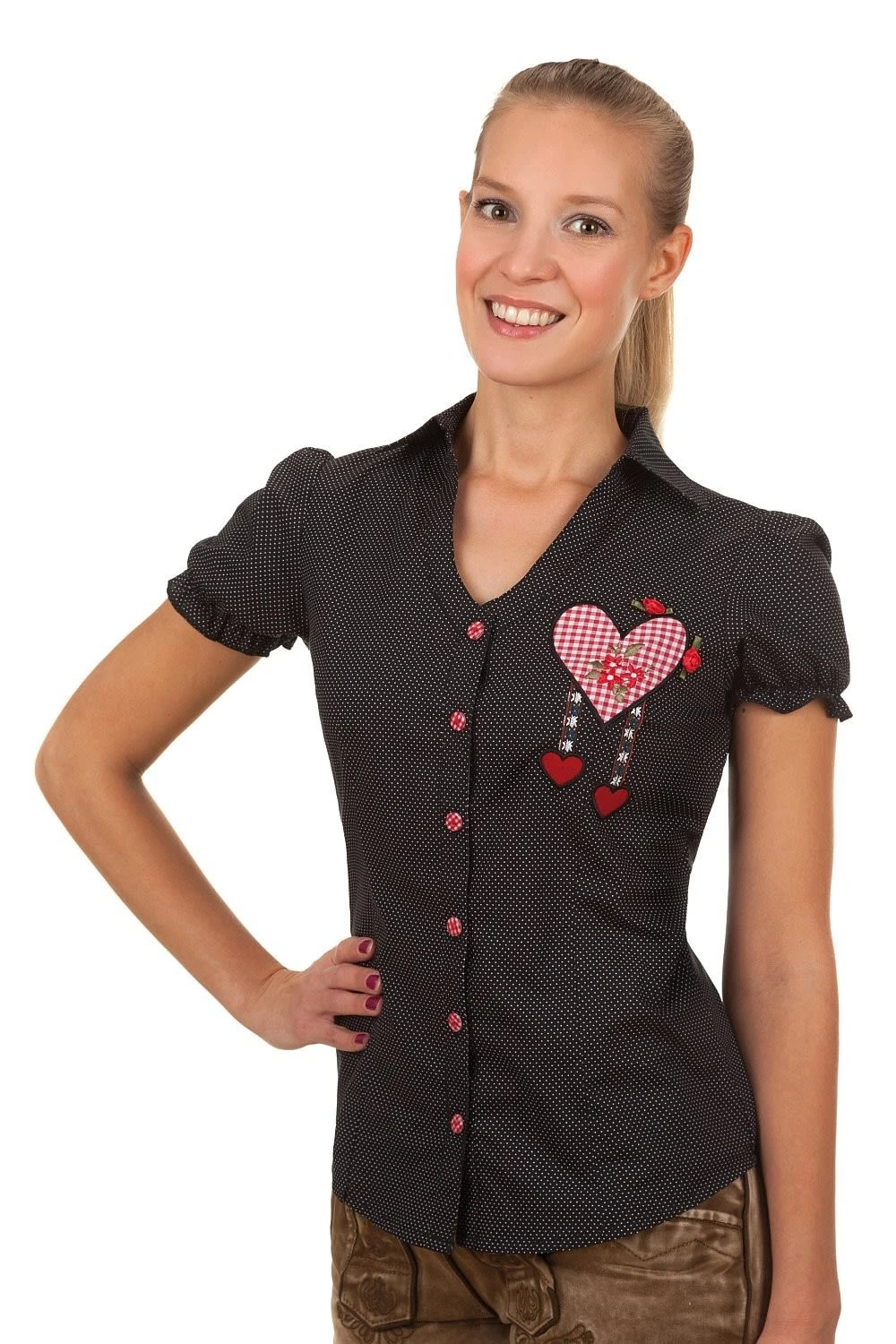 Edelnice Bluse In Schwarz 5 Edelnice Bluse In Schwarz – Bild 3