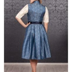 Edelnice Dirndl "Estelle" In Blau/ Creme 10 Edelnice Dirndl "Estelle" In Blau/ Creme -Dirndl Geschäft edelnice dirndl estelle in blau creme 3