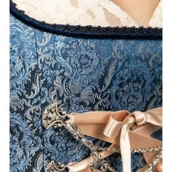 Edelnice Dirndl "Estelle" In Blau/ Creme 11 Edelnice Dirndl "Estelle" In Blau/ Creme -Dirndl Geschäft edelnice dirndl estelle in blau creme 4