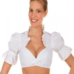 Edelnice Dirndlbluse In Weiß 8 Edelnice Dirndlbluse In Weiß -Dirndl Geschäft edelnice dirndlbluse in weiss 2