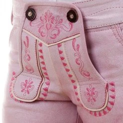 Edelnice Ledershorts In Pink -Dirndl Geschäft edelnice ledershorts in pink 2
