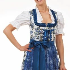 Edelnice Midi Dirndl 2-teilig Estefania In Blau 13 Edelnice Midi Dirndl 2-teilig Estefania In Blau -Dirndl Geschäft edelnice midi dirndl 2 teilig estefania in blau 4