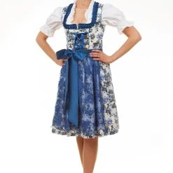Edelnice Midi Dirndl 2-teilig Estefania In Blau 14 Edelnice Midi Dirndl 2-teilig Estefania In Blau -Dirndl Geschäft edelnice midi dirndl 2 teilig estefania in blau 5