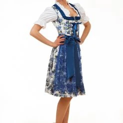Edelnice Midi Dirndl 2-teilig Estefania In Blau 15 Edelnice Midi Dirndl 2-teilig Estefania In Blau -Dirndl Geschäft edelnice midi dirndl 2 teilig estefania in blau 6