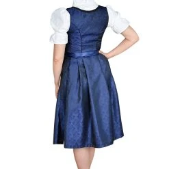 Edelnice Midi Dirndl 2-teilig In Blau, Gold -Dirndl Geschäft edelnice midi dirndl 2 teilig in blau gold 3