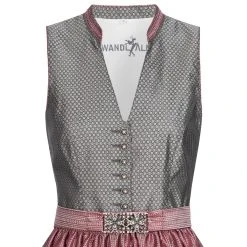 Gwandlalm Midi Dirndl In Anthrazit -Dirndl Geschäft gwandlalm midi dirndl in anthrazit 2