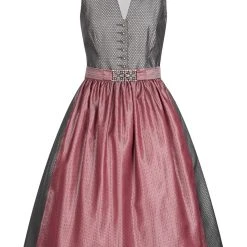 Gwandlalm Midi Dirndl In Anthrazit
