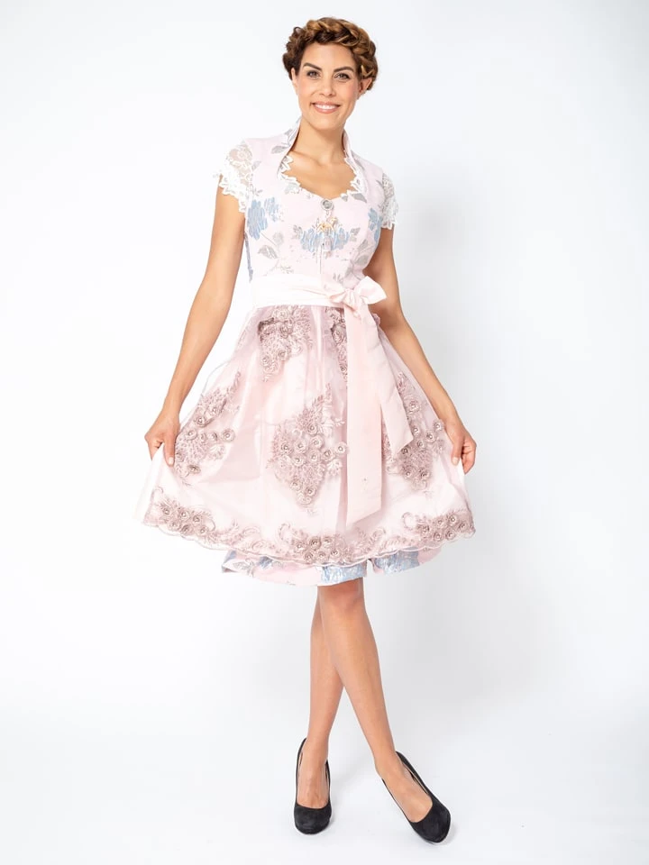 Halali By Astrid Söll Dirndl "Alessia" In Rosa/ Hellblau 6 Halali By Astrid Söll Dirndl "Alessia" In Rosa/ Hellblau – Bild 4
