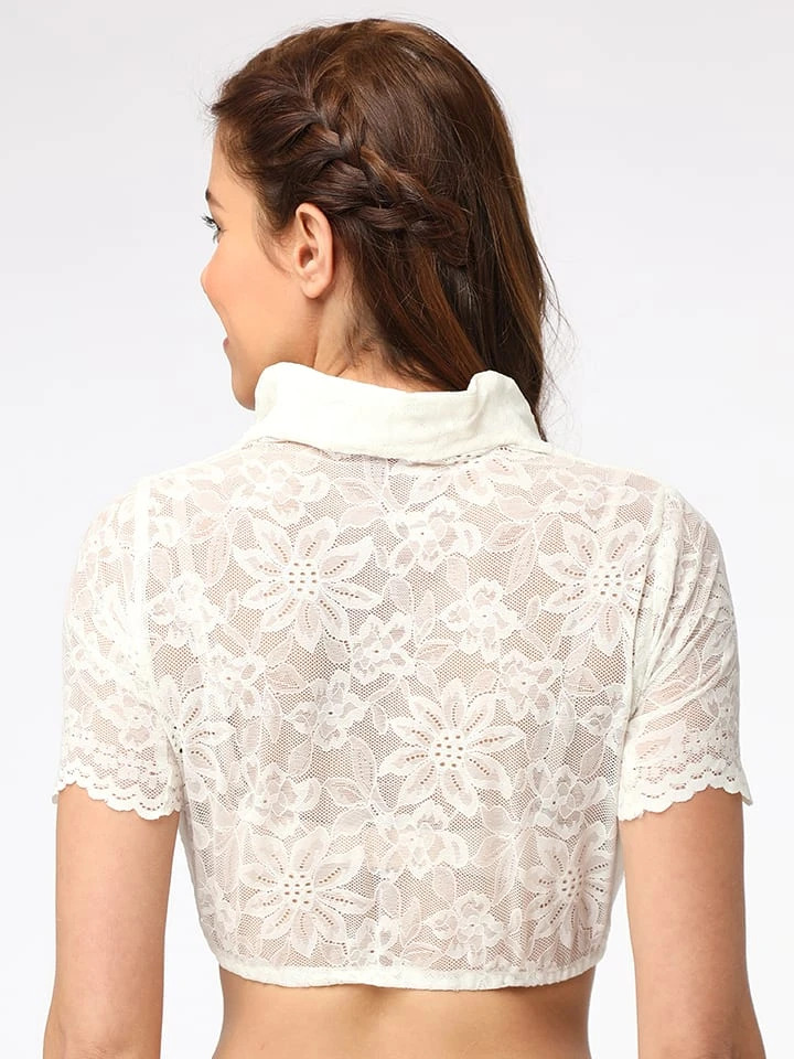 Halali By Astrid Söll Dirndlbluse "Anja" In Creme 4 Halali By Astrid Söll Dirndlbluse "Anja" In Creme – Bild 2