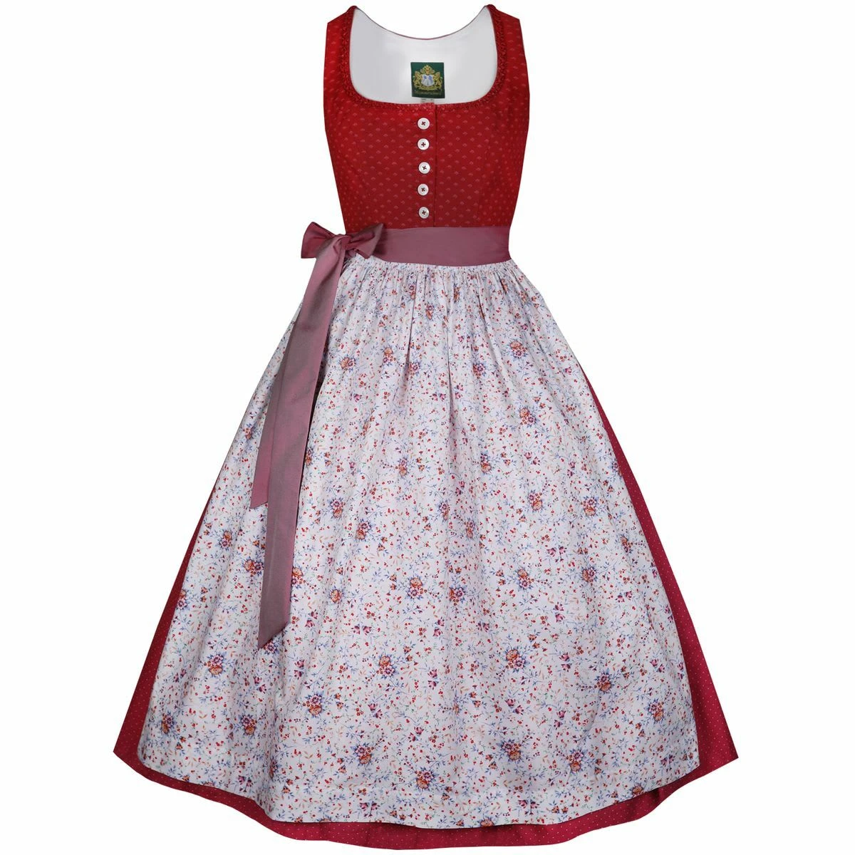 Hammerschmid Langes Dirndl In Rot 5 Hammerschmid Langes Dirndl In Rot – Bild 3