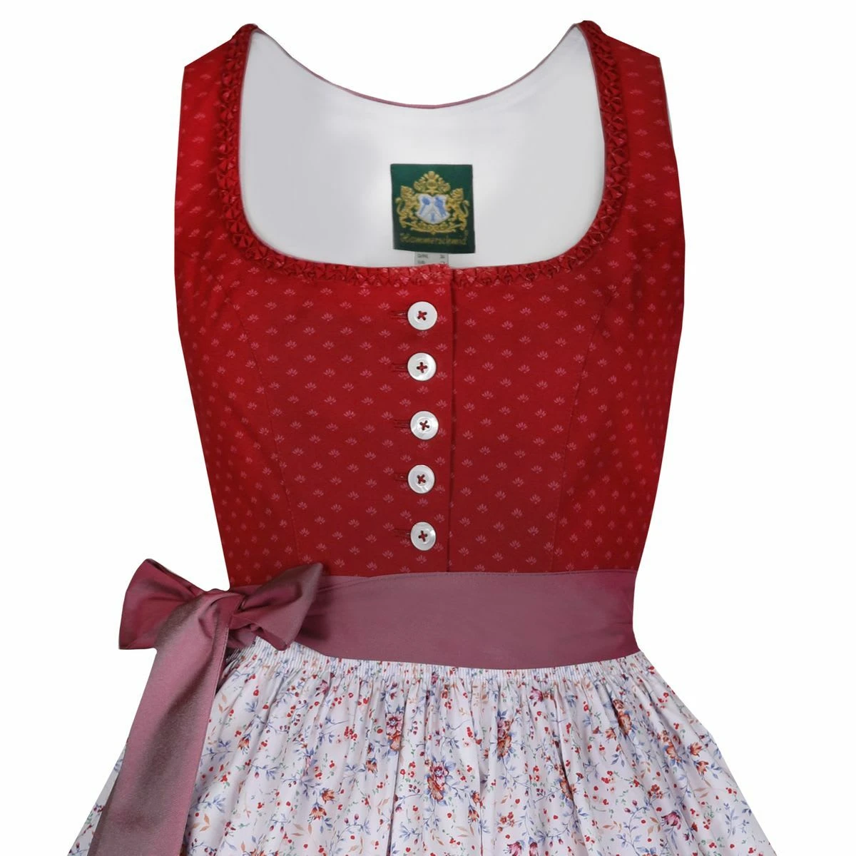 Hammerschmid Langes Dirndl In Rot 6 Hammerschmid Langes Dirndl In Rot – Bild 4