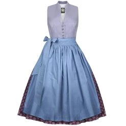Hammerschmid Midi Dirndl In Blau