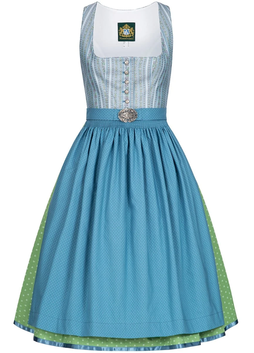 Hammerschmid Midi Dirndl In Blau 3 Hammerschmid Midi Dirndl In Blau