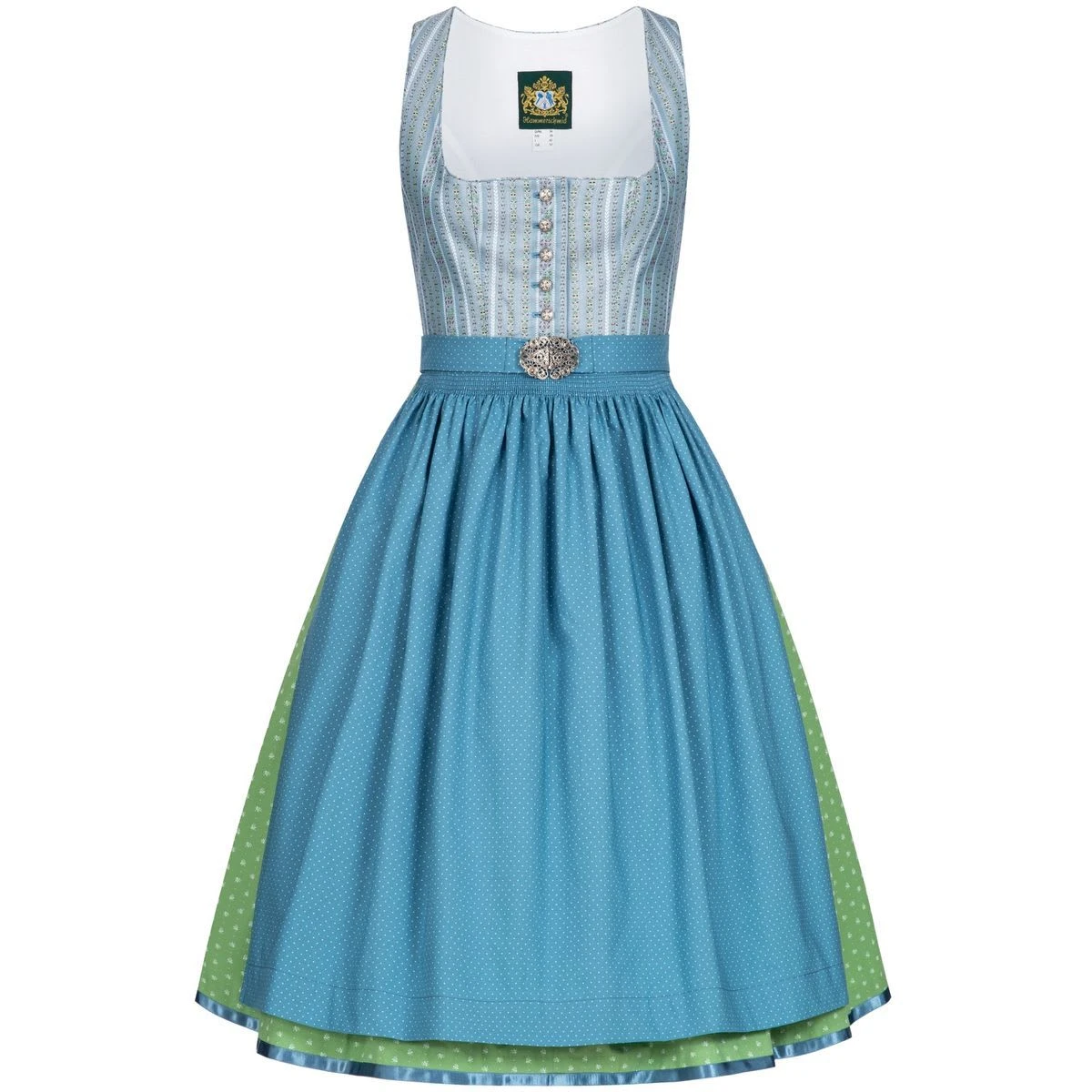Hammerschmid Midi Dirndl In Blau 4 Hammerschmid Midi Dirndl In Blau – Bild 2