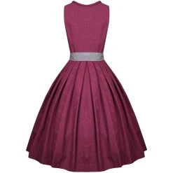 Hammerschmid Midi Dirndl In Bordeaux -Dirndl Geschäft hammerschmid midi dirndl in bordeaux 4