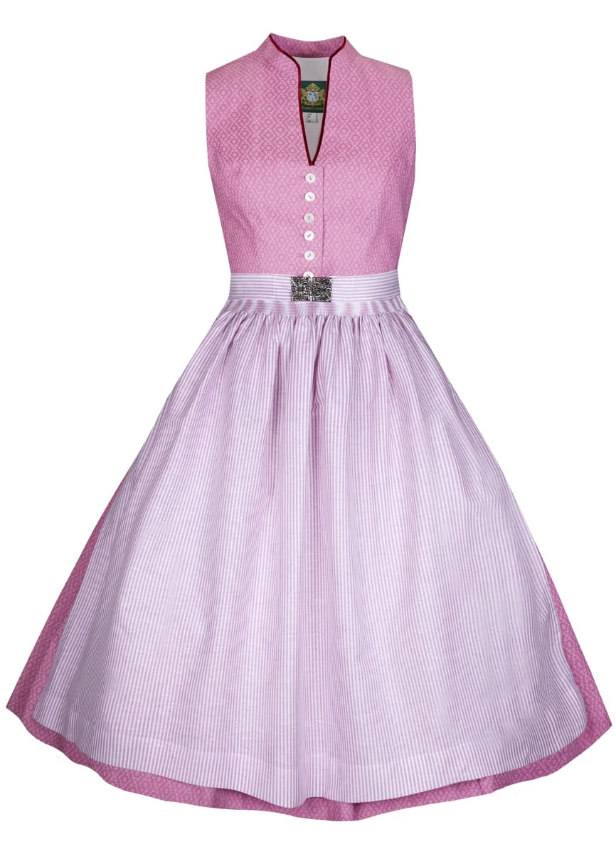 Hammerschmid Midi Dirndl In Rosa 4 Hammerschmid Midi Dirndl In Rosa – Bild 2