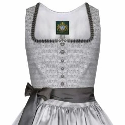 Hammerschmid Midi Dirndl In Silber -Dirndl Geschäft hammerschmid midi dirndl in silber 3