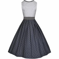 Hammerschmid Midi Dirndl In Silber -Dirndl Geschäft hammerschmid midi dirndl in silber 6