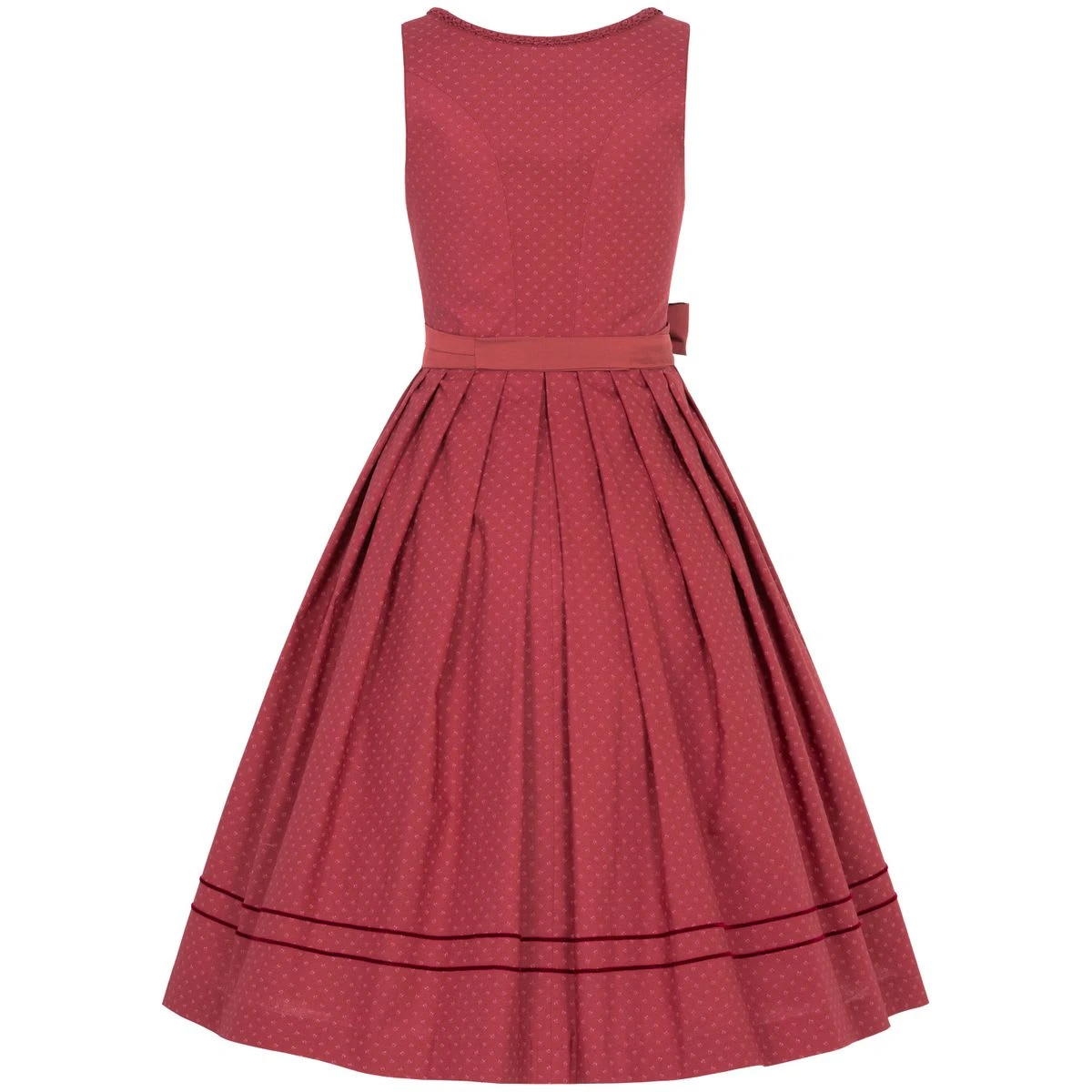 Hammerschmid Midi Dirndl In Weinrot 6 Hammerschmid Midi Dirndl In Weinrot – Bild 4