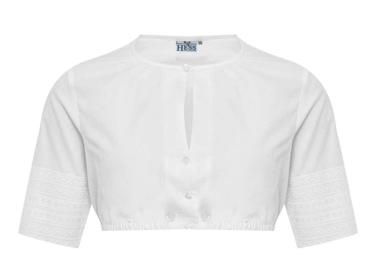 Hess Frackmann Dirndlbluse In Weiß 4 Hess Frackmann Dirndlbluse In Weiß – Bild 2