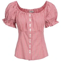 Hess Frackmann Trachtenbluse In Rot