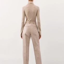 IVY OAK Leder-Hose In Beige 11 IVY OAK Leder-Hose In Beige -Dirndl Geschäft ivy and oak leder hose in beige 3