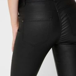 JACQUELINE DE YONG Skinny Jeans Leder Optik High Waist Stretch Coated Denim Pants In Schwarz 12 JACQUELINE DE YONG Skinny Jeans Leder Optik High Waist Stretch Coated Denim Pants In Schwarz -Dirndl Geschäft jacqueline de yong skinny jeans leder optik high waist stretch coated denim pants in schwarz 3