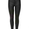 JACQUELINE DE YONG Skinny Jeans Leder Optik Stretch Coated Look In Schwarz 2 JACQUELINE DE YONG Skinny Jeans Leder Optik Stretch Coated Look In Schwarz -Dirndl Geschäft jacqueline de yong skinny jeans leder optik stretch coated look in schwarz
