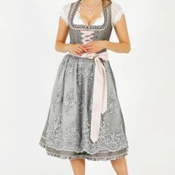 Krüger Collection Midi Dirndl In Beige -Dirndl Geschäft kruger collection midi dirndl in beige 6