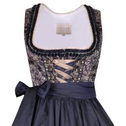 Krüger Collection Midi Dirndl In Blau -Dirndl Geschäft kruger collection midi dirndl in blau 2