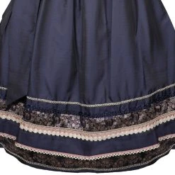 Krüger Collection Midi Dirndl In Blau -Dirndl Geschäft kruger collection midi dirndl in blau 3