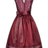 Krüger Collection Midi Dirndl In Bordeaux 1 Krüger Collection Midi Dirndl In Bordeaux -Dirndl Geschäft kruger collection midi dirndl in bordeaux