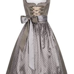 Krüger Collection Midi Dirndl In Grau