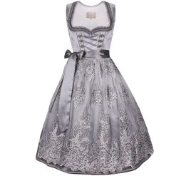 Krüger Collection Midi Dirndl In Grau 9 Krüger Collection Midi Dirndl In Grau -Dirndl Geschäft kruger collection midi dirndl in grau 8