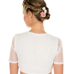Krüger Dirndl Dirndlblluse LINA Ecru Feiner Spitzenarm -Dirndl Geschäft kruger dirndl dirndlblluse lina ecru feiner spitzenarm 2