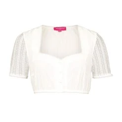 Krüger Dirndl Dirndlblluse LINA Ecru Feiner Spitzenarm -Dirndl Geschäft kruger dirndl dirndlblluse lina ecru feiner spitzenarm 3