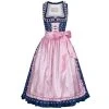 Krüger Feelings Midi Dirndl In Blau -Dirndl Geschäft kruger feelings midi dirndl in blau